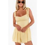 Show Me Your Mumu  Regal Cotton Romper in Yellow XL Photo 2