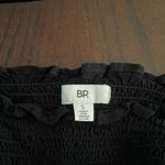 BP  Black Smocked Blouse Photo 3