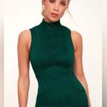 Ali & Jay All The Way Up Lace Midi Dress Forest Green Bodycon Trumpet Hem Photo 1