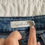 Lulus Hayden Medium Wash Cropped Raw Hem Girlfriend Jeans Photo 5