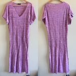 J.Crew  Purple Lavender Cotton Linen V Neck Dress Midi Tunic Top Womens Size XXL‎ Photo 1