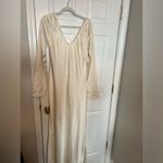 Helsa Angelica Backless Maxi Dress in Ivory Photo 4