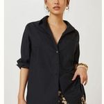 Anthropologie  Pilcro Oxford Buttondown Shirt Small Women’s Black Photo 0