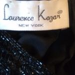 Laurence Kazar Vintage black beaded cocktail dress Photo 4