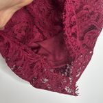 NWT Lulu’s License to Love Burgundy Maroon Lace Bodycon Sleeveless Mini Dress Red Size M Photo 10