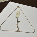 Jones New York  Rhinestone Pendant Gold Tone Chain Necklace Adjustable Length NWT Photo 7