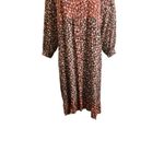 ZARA  Floral Printed Midi Mixed Pattern Balloon Sleeve Shirt Dress Photo 9