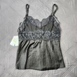 Flora Nikrooz Black Lace Lingerie Camisole Tank Size Medium Coquette Whimsigoth Photo 1