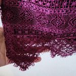 Trina Turk Geddes Blackbird Stripe Lace Sheath Dress in Plum 2 NEW Photo 10