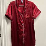 Red Satin Nightshirt Size XL Photo 0