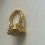 Judith Ripka  Gold Diamonique Ring  Photo 2