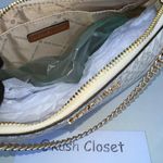 Michael Kors Bright White Crossbody Zip Pouchette Medium Bag Photo 5