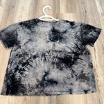 Bailey blue  Black and Gray Tie-Dye Short Sleeve Tee Photo 1