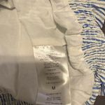 Democracy  Three Quarter Tucked Sleeve Button Down Spliced Stripe Woven Shirt Photo 5