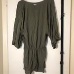 Vince Camuto Swim cover up olive green romper Photo 5
