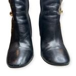 Gucci Carly Studded Sylvie Web Stripe Black Ankle Boots EU 38 US 8 Photo 5