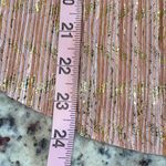 Anthropologie By  Womens Vickie Shimmering Pleated Halter Top Peach Gold Small‎ Photo 8