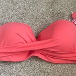Kate Spade Twist Front Bandeau Bikini Top in Lychee NWT Photo 0