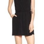 White House | Black Market  Faux Wrap Black Romper  Size 00 Photo 7