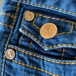 Roberto Cavalli jeans 26x29 Blue Embellished Low Rise Straight Dark Wash Tag 40 Photo 3