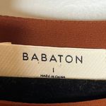 Babaton‎ Aritzia Brown Long Sleeve Shift Dress Large Photo 3