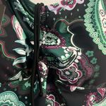 New Floral Paisley Print Tankini Swimsuit Top 22W Green Photo 1