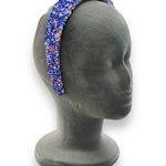 Red White and Blue Glitter Headband Blue Photo 0