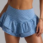 Windsor  Sky Blue Heart Pattern Skort Photo 1
