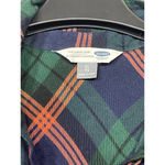 Old Navy Women's  Plaid Shirt XL Blue Green Photo 1
