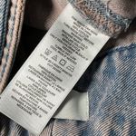 Joie  High-Waisted Denim Shorts With Belted Tie Waist Light Wash pink preppy Photo 2