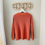Rachel Zoe Pullover Knit Sweater Orange Sz Small Photo 5