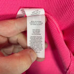 Aerie  Ribbed Corset Bodycon Mini Dress in Hot Pink Size M Photo 8