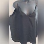 EXPRESS Womens Black Adjustable Strap V Neck Sleeveless Camisole Tank Size L Photo 2