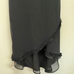 Vintage Black Sheer Babydoll Maxi Dress, Gothic Coquette Formal‎ Grunge Small Photo 3