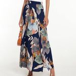 SheIn Tall Floral Print Wrap Split Thigh Skirt size L Photo 2