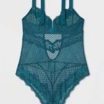 Target Auden green lace underwire bodysuit S Photo 2