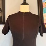 NWT Women's Short Sleeve One Piece Black Swimsuit Sz L Size L Photo 3