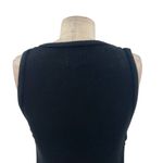 Sundays by Wearesundays Black Ribbed Henley Tank Ruched Mini Dress Size XS Photo 9