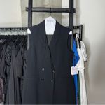 Red Valentino Black Knotted Twill Double Photo 5