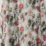 Anthropologie  Marie Shimmer Gold Floral Kimono One Size Photo 7