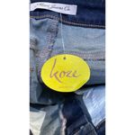 Mavi Jeans Co. Mila dark blue Denim whiskered front Frayed stretch Mini skirt M Size M Photo 6