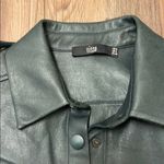 JADE LEATHER SHIRT Size 4 Photo 3
