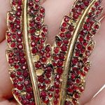 Rare Vintage Coro Leaf Pin Brooch Signed Coro Photo 2