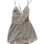 NBD Revolve Salt Shaker Romper Black and Silver XS NWT Photo 2