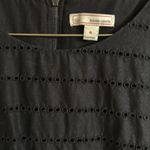 Gap  black eyelet mini short sleeve dress Eyelet Lined with pockets Photo 7