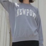 Brandy Melville John Gault Gray Newport Graphic Cotton crewneck Sweatshirt Photo 4