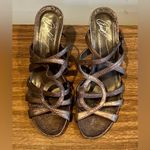 Donald Pliner Donald J. Pliner ‘Asby’ Bronze Leather Strappy Heels, Size 8 Photo 7