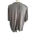 Universal Standard  Greige Open Back T Shirt Size Small Photo 2