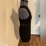 OBSESSION Black Cutout Bodycon V Neck Dress Size Large Photo 3