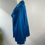 Lane Bryant suit jacket. Size 14. Silky and sleek blue suit jacket. EUC. Photo 1